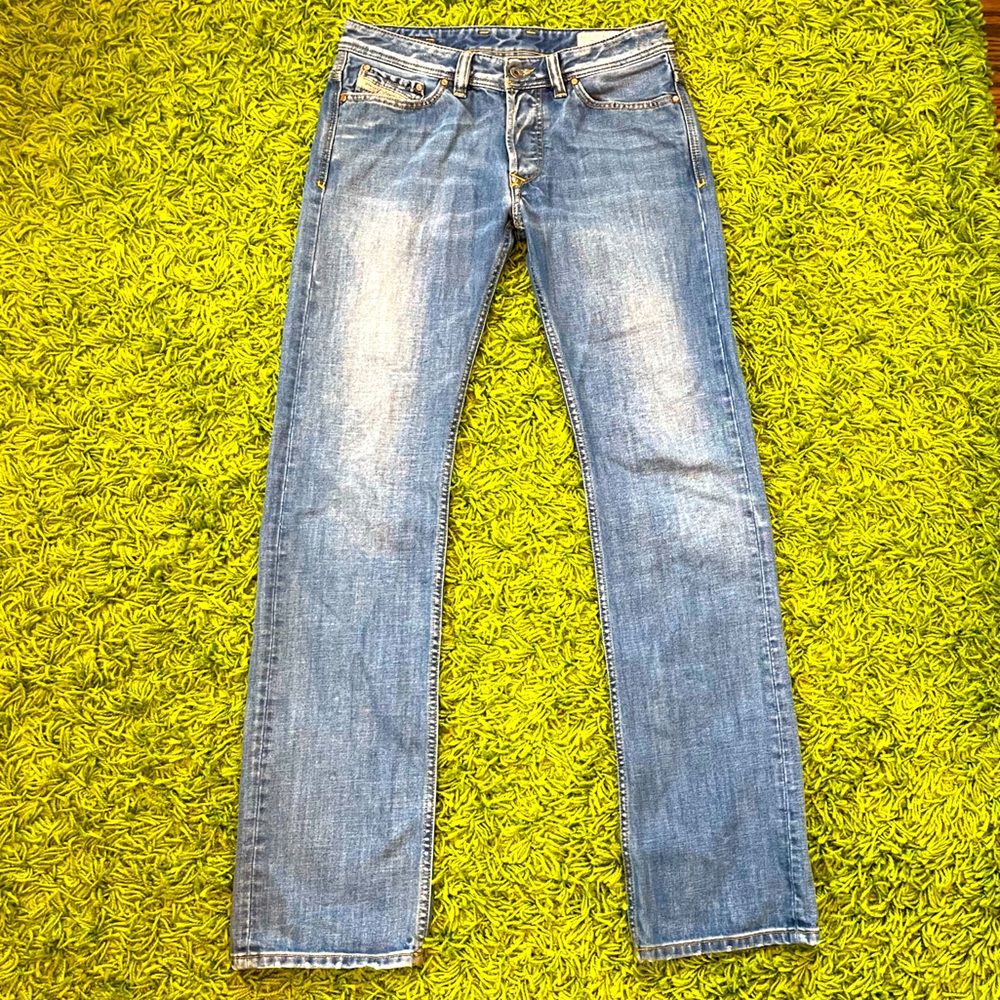 Diesel Blue Straight Men Jeans